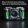 Metal Fingertip Roller Tank, Glow in Dark Gyroscope, Stress Relief