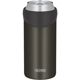 Thermos JDU-500 DBW Insulated Can Holder for 16.9 fl oz (500 ml) Cans, 2-Way Type, Dark Brown