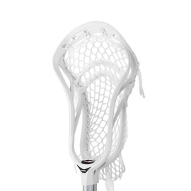Silverfin Mens Complete Lacrosse Stick with Mesh Pocket | Youth Lacrosse Stick: Smooth, Lightweight & Durable with Sturdy Construction | Kids Lacrosse Sticks (White)