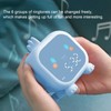 LED Alarm Clock Mini Portable Voice Control Temperature Display USB