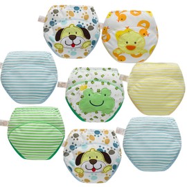 Skhls Baby Toddler Thick Absorbent Potty Training Pants Underwear (2T, 8pcs Boys)