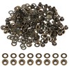 Tiny Grommets Eyelets, 3mm/1/8" 100 Set Grommets Kit Metal Eyelets,