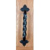 Wild West Hardware Barn Door Handle, Twisted Iron Door Pull,