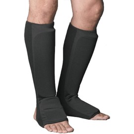 ProForce Cloth Shin Instep Guard Black - Size Large #84972