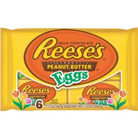 Reese's Easter Peanut Butter Eggs,1.2 oz 6-Count Packages (Pack of 4)