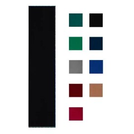 Accuplay Worsted Blend Fast Speed Pre Cut Pool Felt - Billiard Cloth For 7' - Black