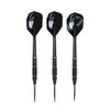 LaserDarts Widow Movable Point Tungsten Steel Tip Darts Knurled Barrel 25Gram Black