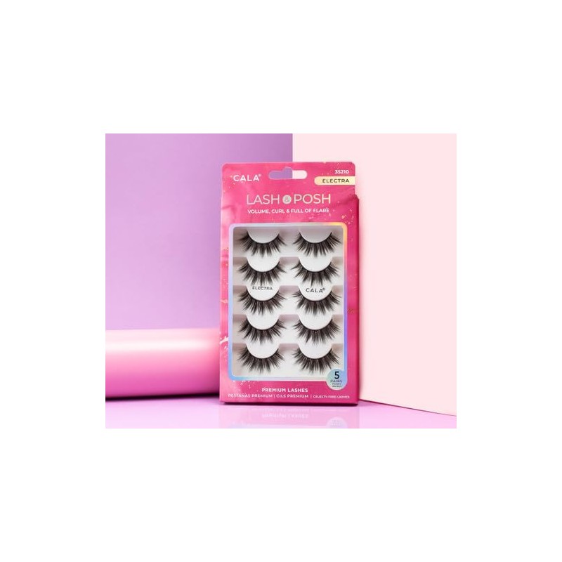 CALA - "Lash & Posh" pestañas postizas multidimensionales y ligeras