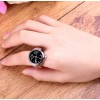 Dtup Anillo Reloj Mini Real Elegante Miniatura Ringwatch Novedad