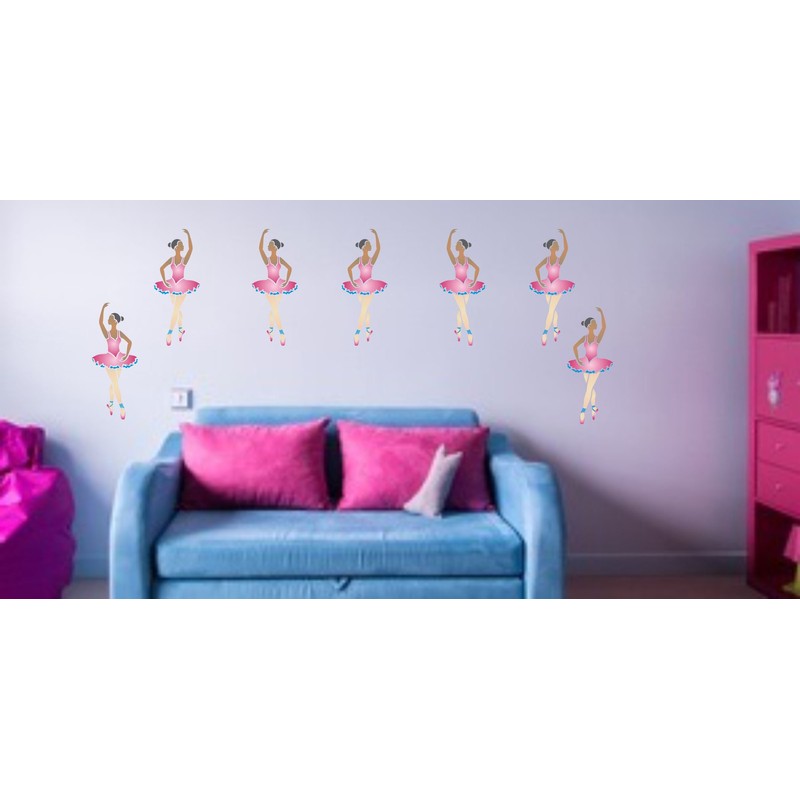 Ballerina Stencil - 11.5 x 30.5 cm - Reusable Girl