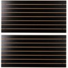 FRAYSCENT Slat Wall Paneling for Retail Display 2 Pack 4'x2',