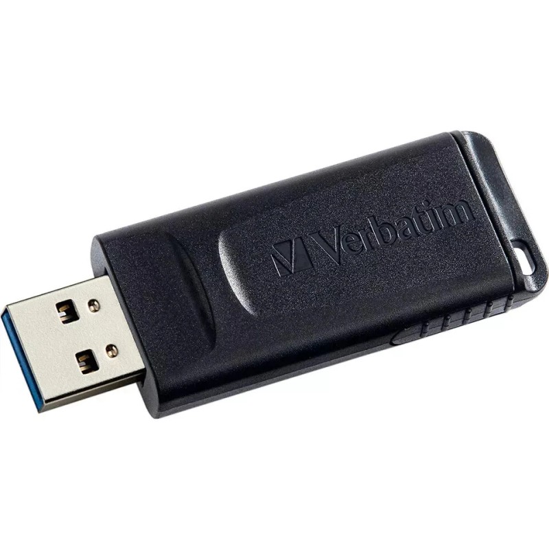Verbatim 10PK USB 64GB Slider Flash Drive 2.0 Black Memory