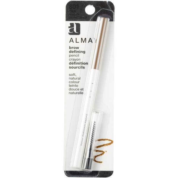 Almay Brow Defining Pencil, Dark Blonde 801, 0.0028-Ounce Packages (Pack of 2)