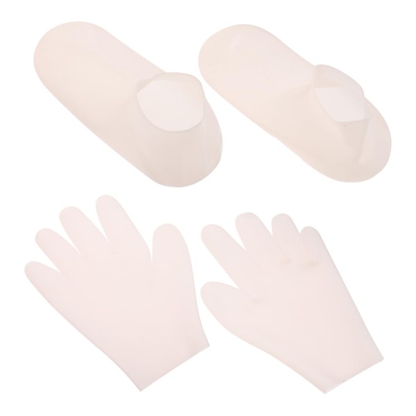 Healeved Moisturizing Gloves Foot Socks Set Acupressure Socks for Plantar