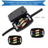 Cerolopy 2Pcs 3 Terminal Electrical Cable Junction Box 13amp 250v