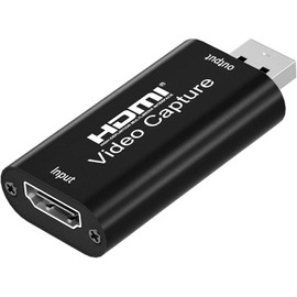 XTYM HDMI Capture Board, USB2.0, 1080P30Hz, HDMI Game Capture, Video Capture Card, Suitable for Game Live Streaming, Screen Sharing, Recording, Medical Imaging, Live Conferencing, UVC (USB Video