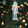 Sewroro Hanging Nutcracker Wooden Nutcracker Soldier Figures Christmas Nutcracker Dolls