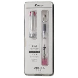 PILOT PFPR1TPCM Pen, Prera PRERA Fountain Pen, Color Discount, CM, Calligraphy, Transparent Pink