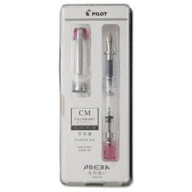 PILOT PFPR1TPCM Pen, Prera PRERA Fountain Pen, Color Discount, CM, Calligraphy, Transparent Pink