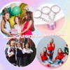 Cosysparks Best Friend Keyring for 3 Girls, 3 PCS Heart