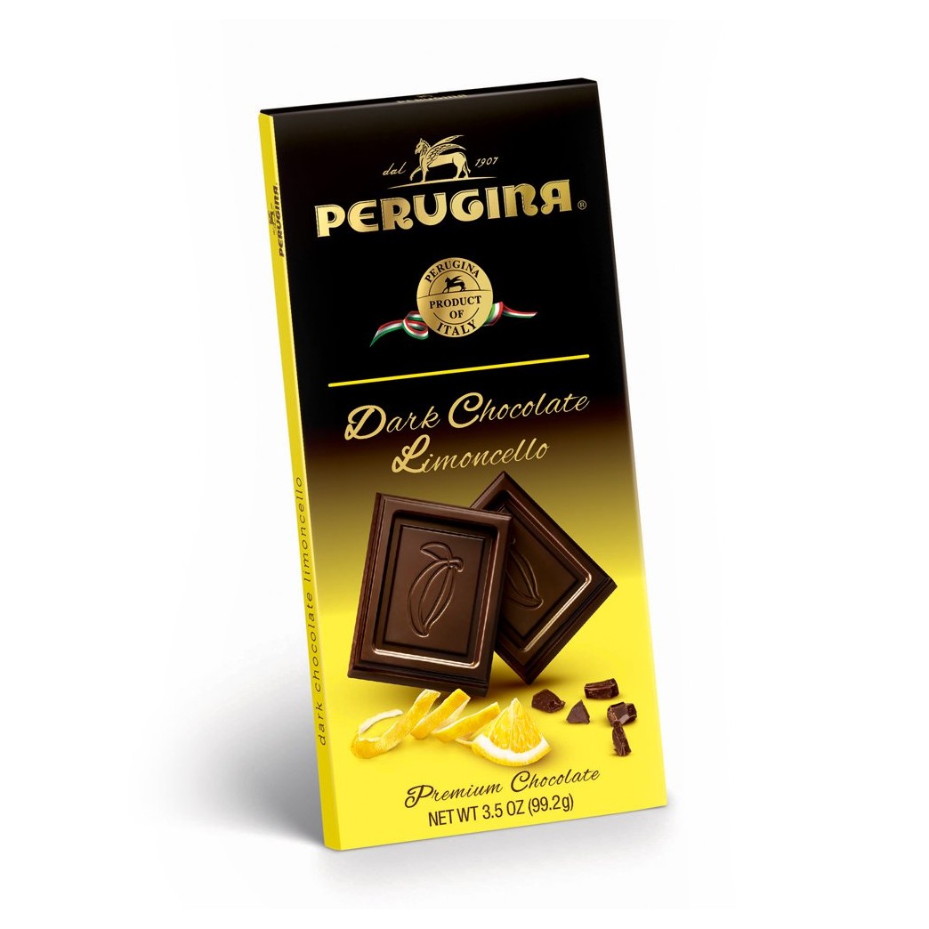 Perugina Dark Chocolate Limoncello Bar 3.5 oz each (1 Item Per Order)