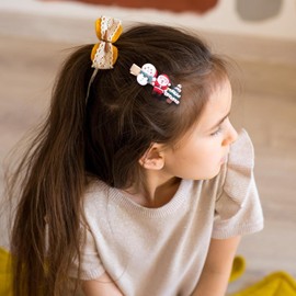 Christmas Hair Clips for Girls | Holiday Cute Clips Barrettes for Kids,Festive Christmas Hair Styling Pins, Stocking Stuffers for Kids, Girls, Toddler