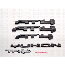 speed 2021-2023 GMC Yukon / Yukon XL AT4 84941457 Gloss Black Overlay Emblem