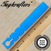 TAGKRAFTERS 7" x 1" Blue - 250 Pcs - Plastic