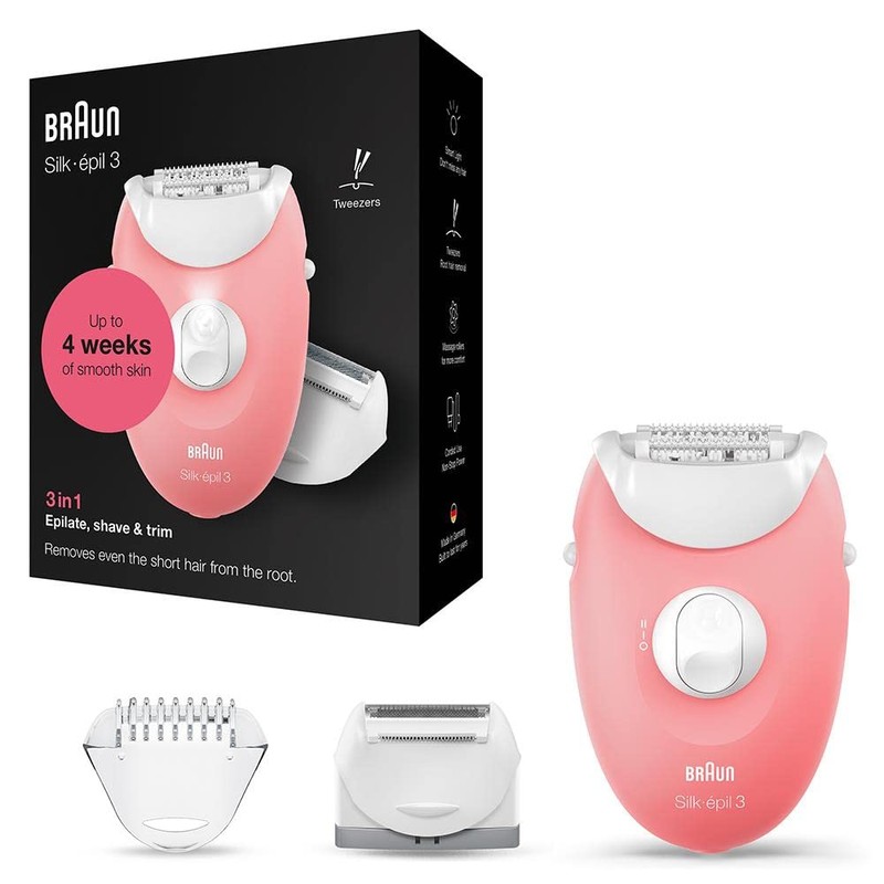 Braun Silk-épil 3 3277 Smartlight, 2 Speed Control, Wired Epilator