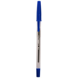 Q Connect KF26039 Medium Ballpoint Pen - Blue(Pack of 50)