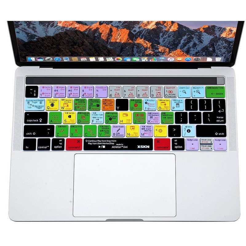 XSKN Ableton Live English Shortcut Silicone Keyboard Skin Cover for