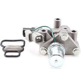 TrollingMAN 15810-PLR-A01 15810PLRA01 VTEC Solenoid Spool Valve with Gasket Compatible with 2001-2005 Civic 1.7L