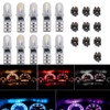WeiXuan 10pcs DC 12V T5 LED Car Bulbs with Twist