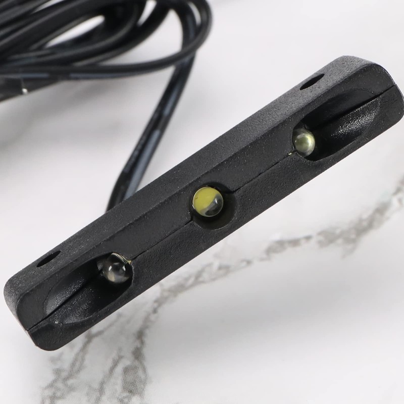 eMagTech Number Plate Light DC12V Number Plate Lamp 3LED with