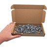 (Pack of 80 pcs) Zinc Plated Steel 4.8 x 35