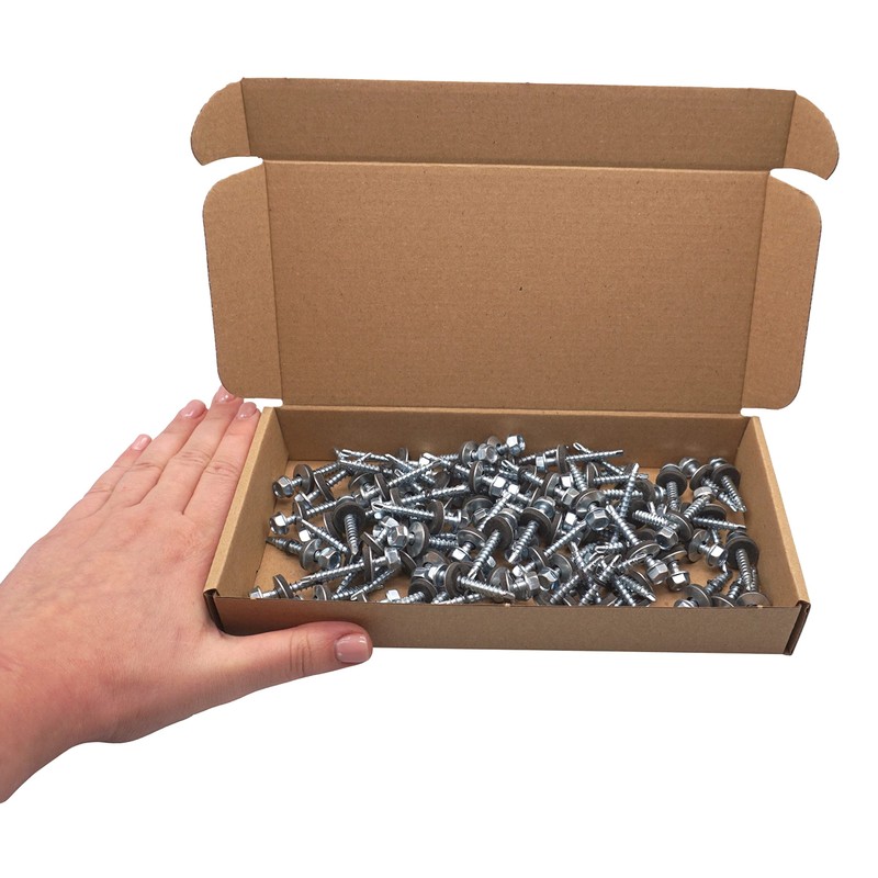 (Pack of 80 pcs) Zinc Plated Steel 4.8 x 35