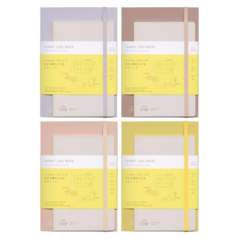 Iroha Publishing SUNNY LOG NOTE [Shell Pink] LSL-02