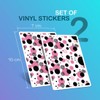 Vinyl Rectangle Vertical (Portrait) Stickers (Set of 2) 10cm -