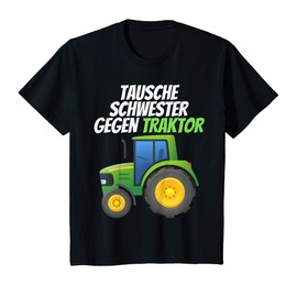 Kids Swap Little Sister against Tractor Tractor Big Brother T-Shirt