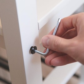 M5 Rounded Head Screws with Hexagon Socket 304 Stainless Steel Allen Screw Black Round Head Screws Hexagon Socket (M5 x 55 mm, Pack of 15)