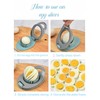 Tannest Egg Slicer with Stainless Steel Wire Egg Slicer, Egg