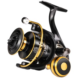 Sougayilang Spinning Reels Light Weight Ultra Smooth Powerful Fishing Reels Golden 6000