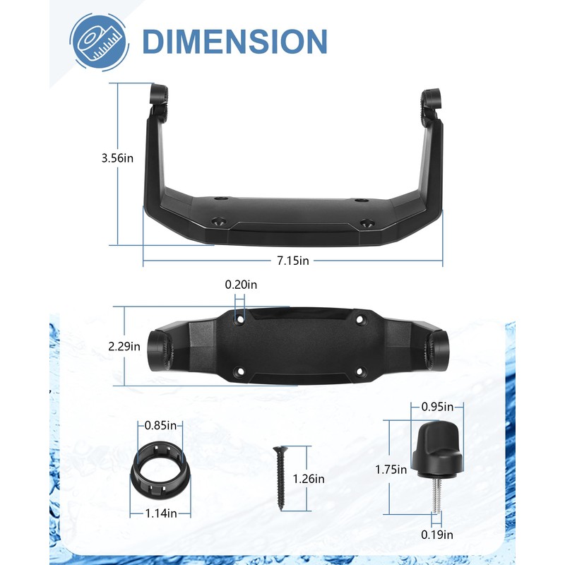 Deargooday Replacement Gimbal Mount Kit 740146-1 for All Hummingbird Helix-7