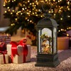 Wondise Lighted Musical Snow Globe Lantern with 6 Hour Timer,