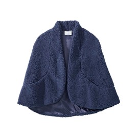 Silvert's Adaptive Clothing & Footwear Women's Ultra Plush Shawl - Navy OS