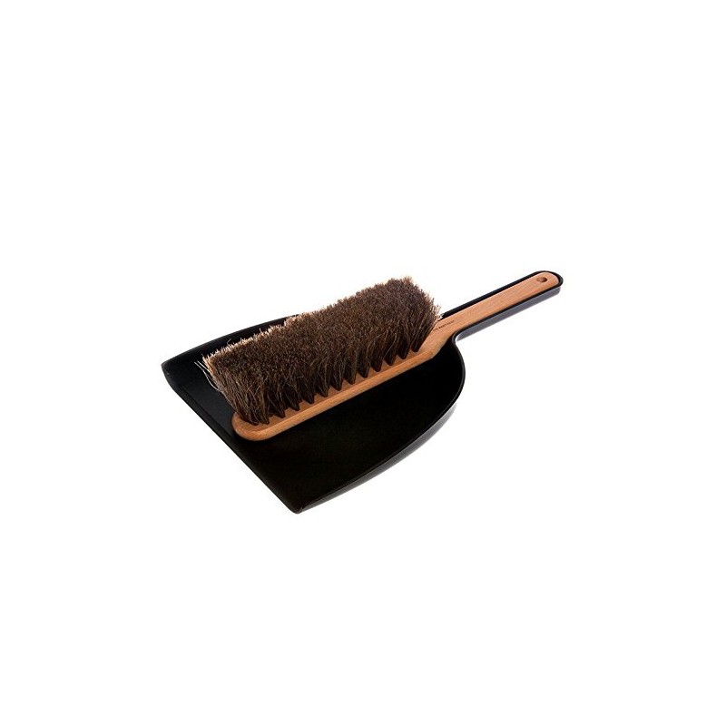 Iris Hantverk Handheld Dustpan & Brush Set with Horsehair in