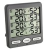 TFA-Dostmann radio-thermo-hygrometer, climate monitor TFA 30.3054, room climate control.