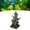 Aquarium Buddha Statue Decoration, Ancient Buddha Statue Decor Underwater Landscape