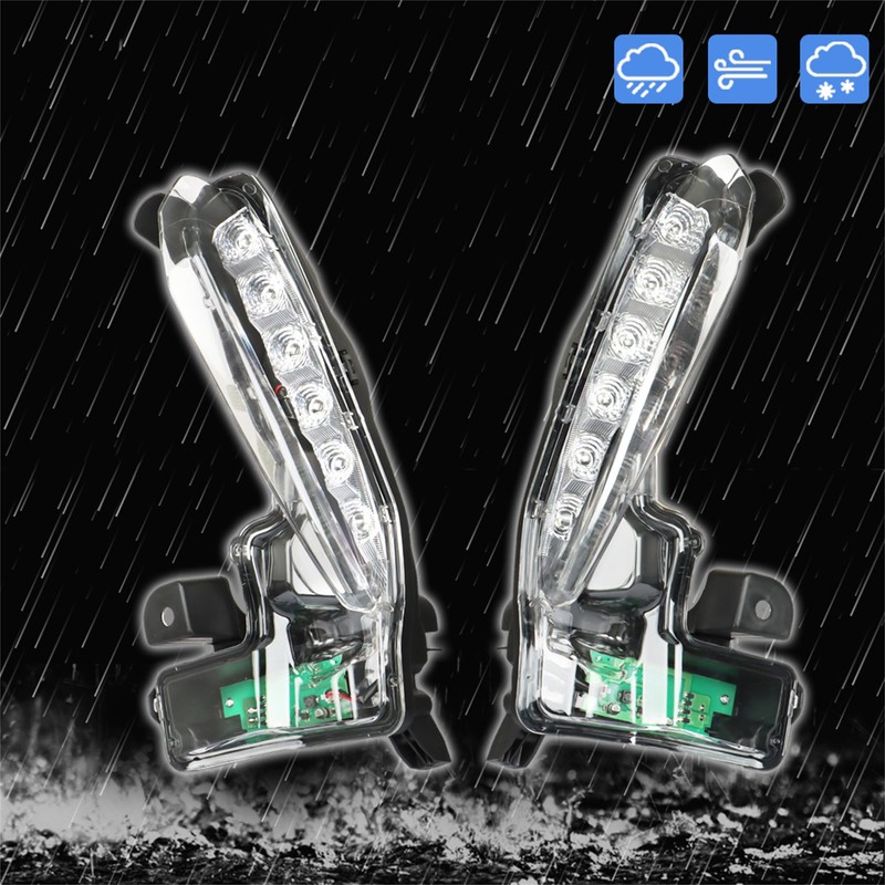 Thomletha Left and Right Fog Lights Assembly Replacement for Toyota