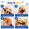 FFWTPY Nylon Muzzle for Dogs, Adjustable Loop, Breathable, Prevents Biting,